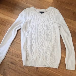 Tommy Hilfiger cable knit crew neck sweater